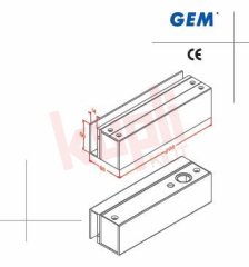 GEM Gianni Elektrikli Kapı Sürgüsü - Cam Kapı Tip - Fail Safe - EB 200NVGL
