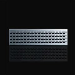 Paslanmaz 1,5 mm Delikli Menfez 20cmX80cm
