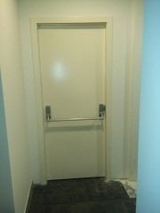 Panik Barlı Metal - Sac Kapı - En 95 / Boy 208 - Kasa 1,2mm / Kanat 0,8mm