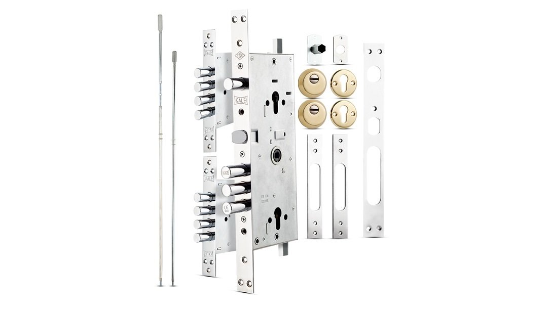 Kale Multisistem Merkezi Çelik Kapı Kilidi - Rozetsiz - 63 mm - 256
