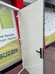 Ekonomik Kilitli Kollu Metal Kapı - 90cmx200cm