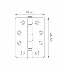 PASLANMAZ MENTEŞE SATEN KAPLAMA 1.7 MM OVAL