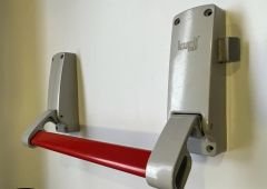 Kupli Panikbar Gri-Kırmızı